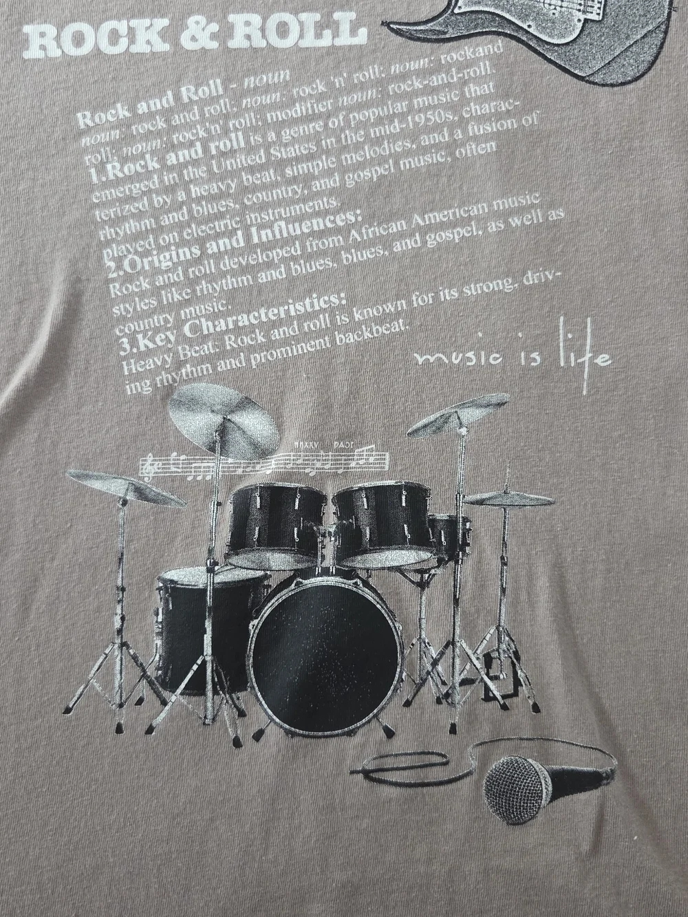 Gap Kids Rock & Roll Graphic Long Sleeve Tee XXL